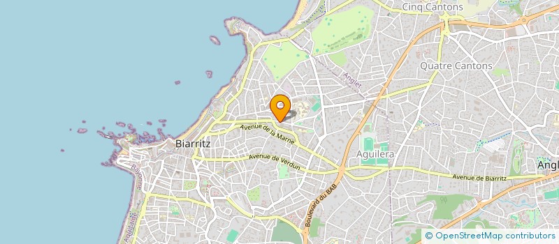 localisation de l'entreprise AMADEO à BIARRITZ