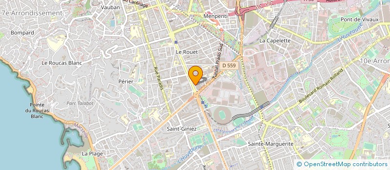 localisation de l'entreprise AMADERMA à MARSEILLE