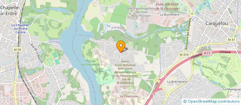 localisation de l'entreprise AMADEUS à NANTES