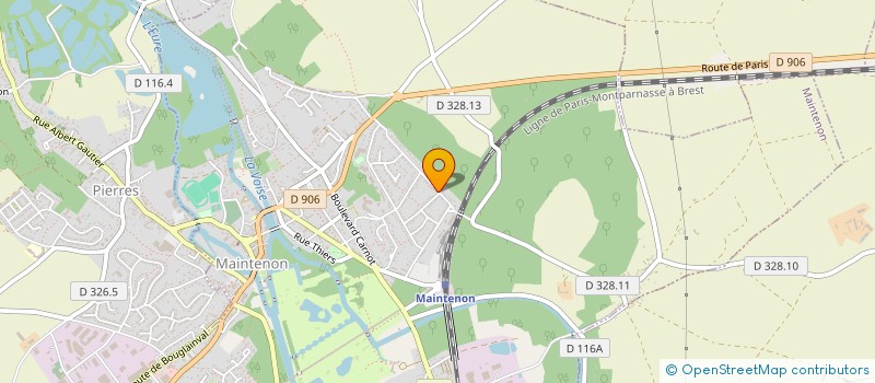 localisation de l'entreprise AMADEUS à MAINTENON