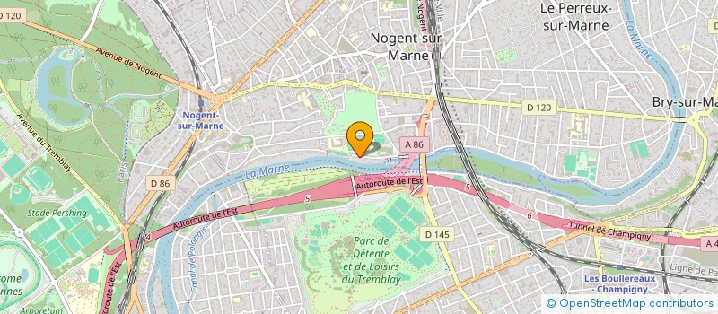 localisation de l'entreprise AMADEUX  NOGENT-SUR-MARNE