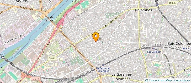 localisation de l'entreprise AMADIA  COLOMBES