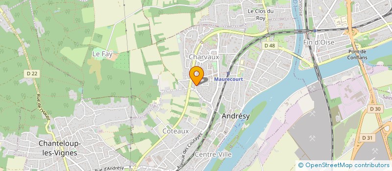 localisation de l'entreprise AMADIS CONSULTING à ANDRESY