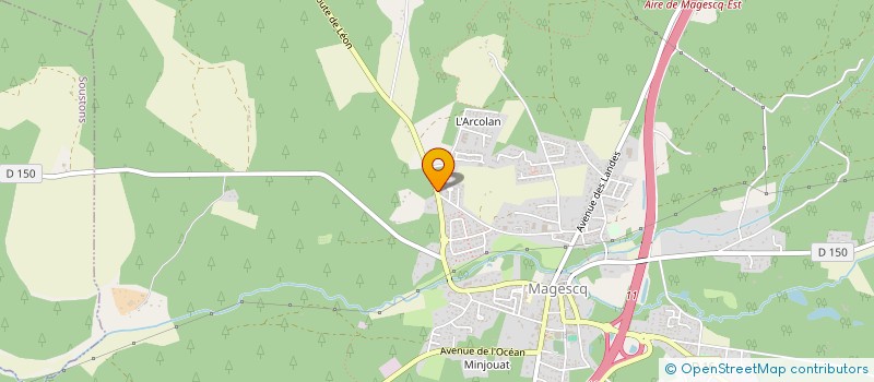 localisation de l'entreprise AMADIS DIFFUSION à MAGESCQ