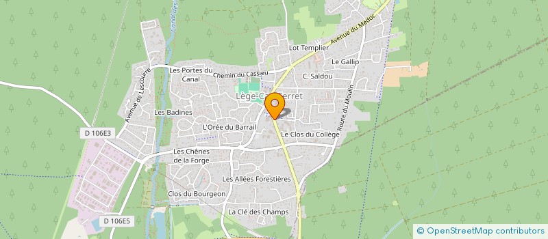 localisation de l'entreprise AMADMA  LEGE-CAP-FERRET