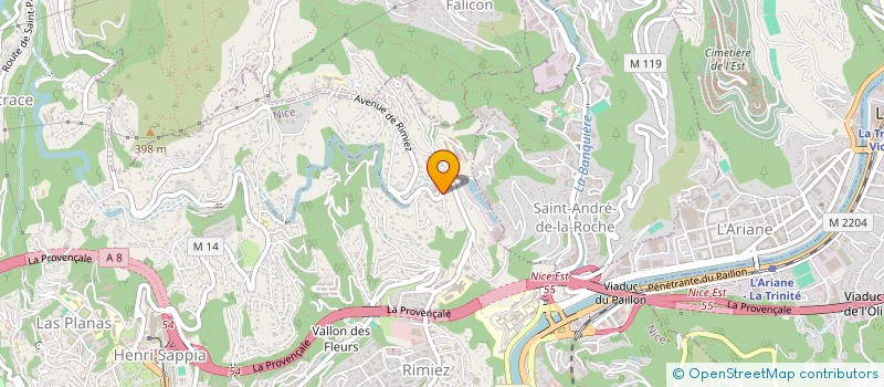 localisation de l'entreprise AMADO MIO  NICE