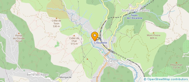 localisation de l'entreprise AMADORI FRERE ET SOEUR  L'ESCARENE