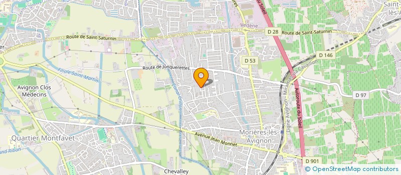 localisation de l'entreprise AMADOSA  MORIERES-LES-AVIGNON