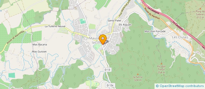 localisation de l'entreprise AMAE 2  MAUREILLAS-LAS-ILLAS