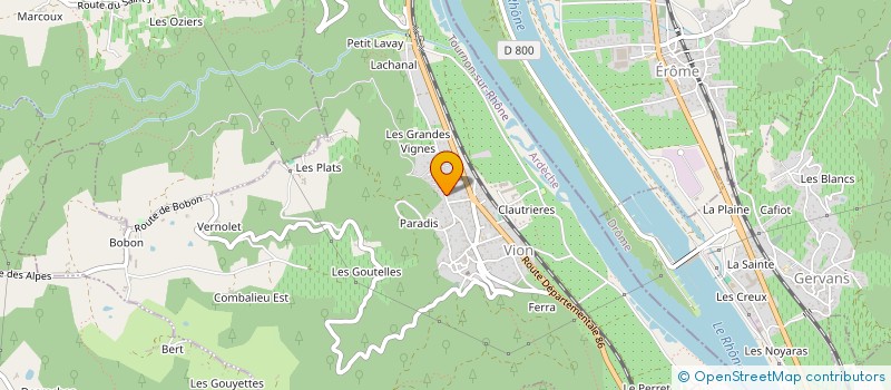 localisation de l'entreprise AMAE  VION