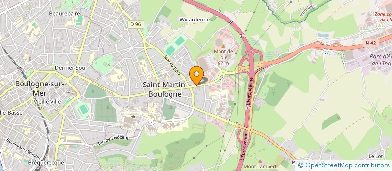 localisation de l'entreprise AMAE  SAINT-MARTIN-BOULOGNE
