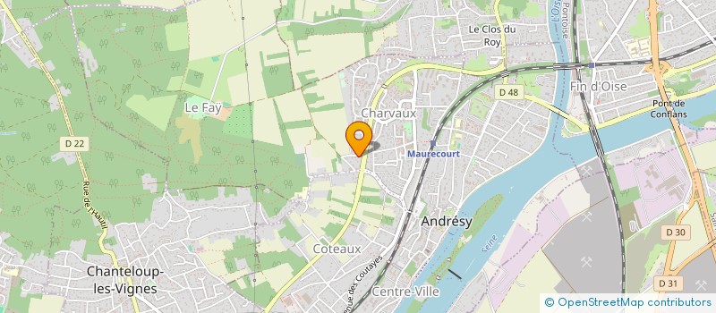 localisation de l'entreprise AMAELIA  ANDRESY