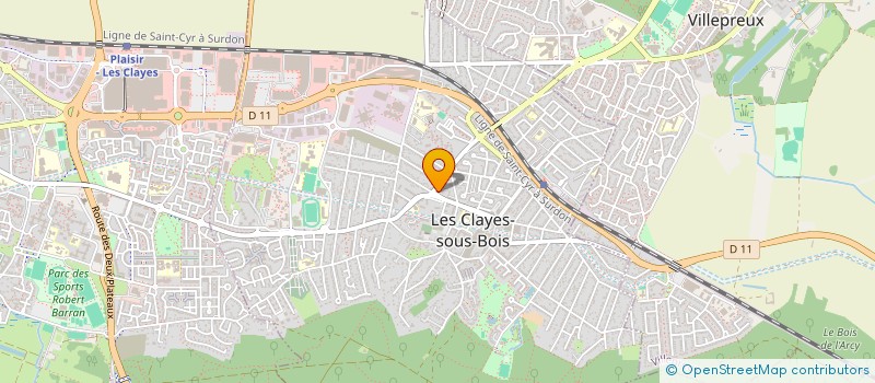 localisation de l'entreprise AMAELIS à LES CLAYES-SOUS-BOIS