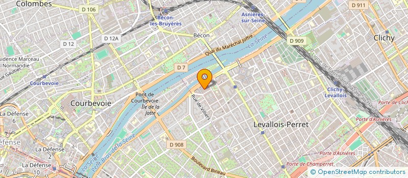 localisation de l'entreprise AMAENA CONSULTING à LEVALLOIS-PERRET