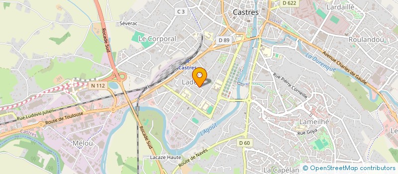 localisation de l'entreprise AMAF HOTEL  CASTRES