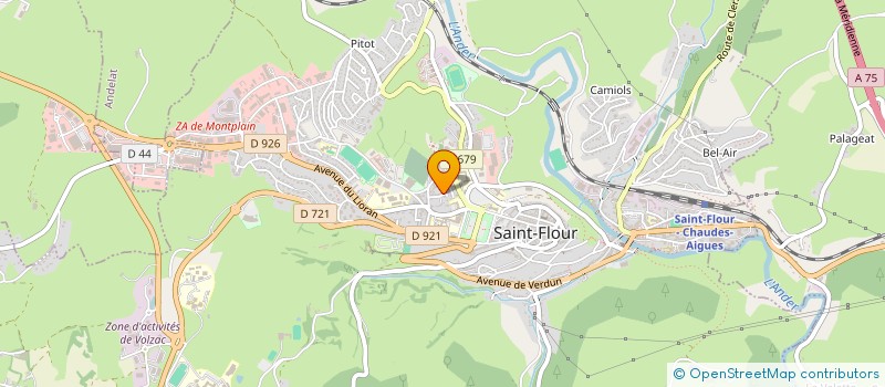 localisation de l'entreprise AMAFA à SAINT-FLOUR