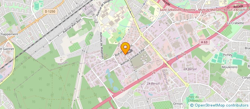 localisation de l'entreprise AMAFACON à PESSAC