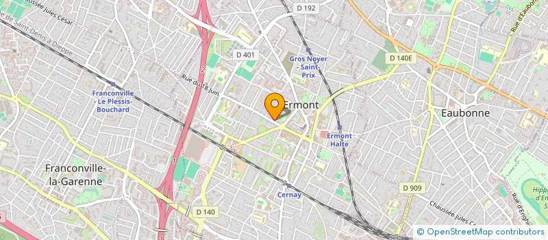 localisation de l'entreprise AMAFIBRE  ERMONT