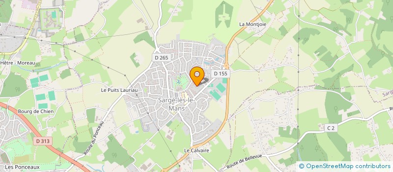 localisation de l'entreprise AMAFLIMMO  SARGE-LES-LE-MANS