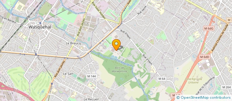 localisation de l'entreprise AMAFMINVEST à CROIX