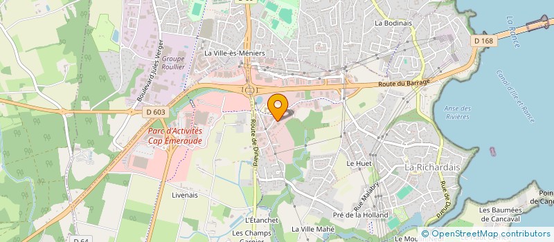 localisation de l'entreprise AMAG  LA RICHARDAIS