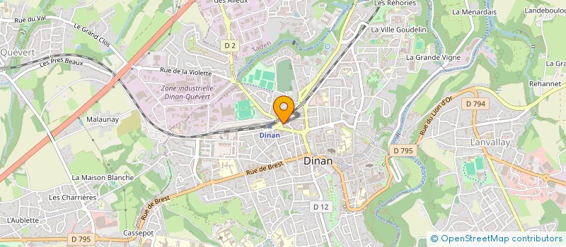 localisation de l'entreprise AMAG ASS MUTUEL ADMIN GESTION à DINAN