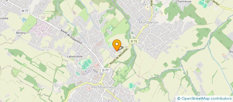 localisation de l'entreprise AMAGA  PECHBONNIEU