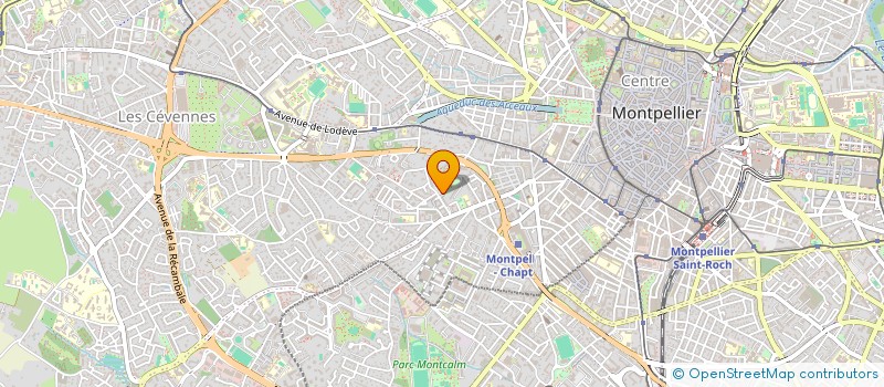 localisation de l'entreprise AMAGECS ASSO MONTP AIDE GEST E à MONTPELLIER