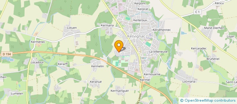 localisation de l'entreprise AMAGIE  HENNEBONT