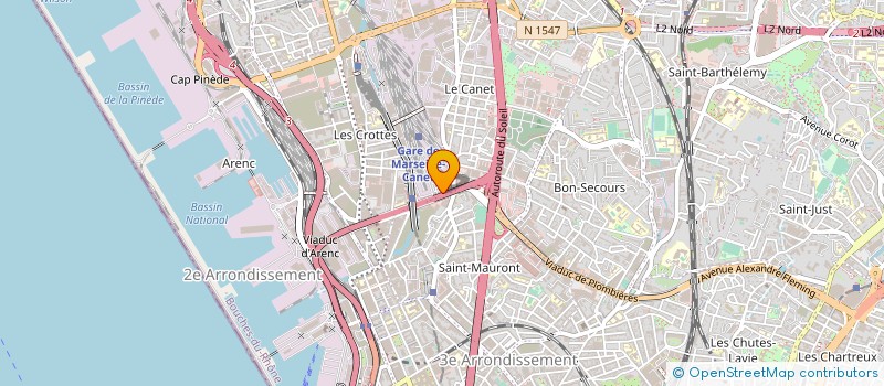 localisation de l'entreprise AMAGLIO à MARSEILLE