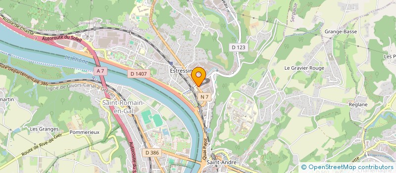 localisation de l'entreprise AMAGLIO - MICHAUD ASSURANCES SPEC à VIENNE