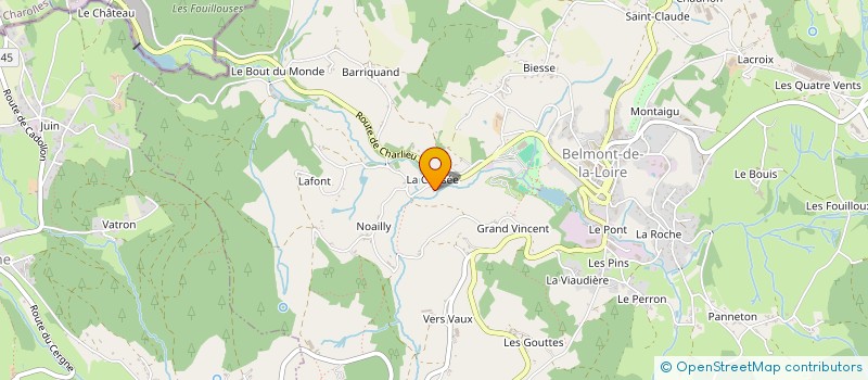 localisation de l'entreprise AMAHYA  BELMONT-DE-LA-LOIRE