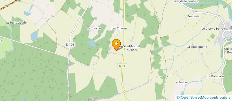 localisation de l'entreprise AMAIA à PREUILLY-SUR-CLAISE