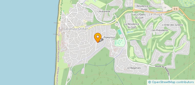 localisation de l'entreprise AMAIA COMMUNICATION  LACANAU