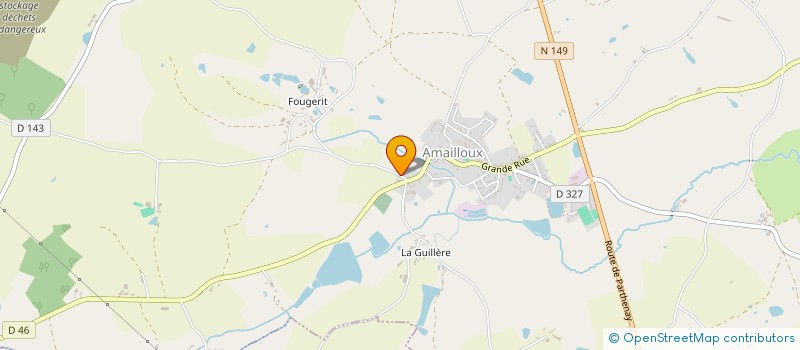 localisation de l'entreprise AMAILLOUX AUTO  AMAILLOUX