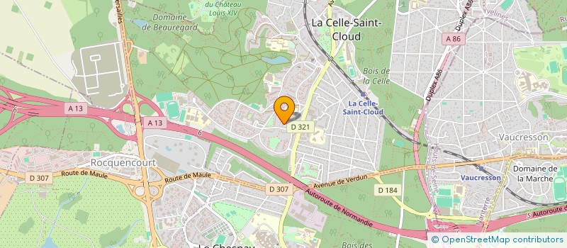 localisation de l'entreprise AMAINOU à LA CELLE-SAINT-CLOUD