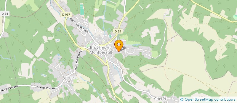 localisation de l'entreprise AMAIT à BRUYERES-ET-MONTBERAULT