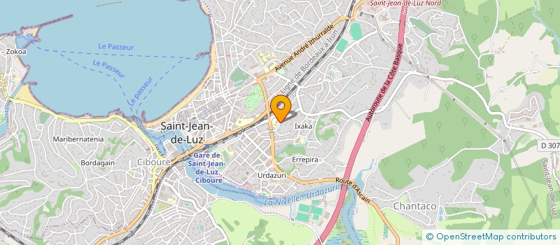 localisation de l'entreprise AMAIUR à SAINT-JEAN-DE-LUZ