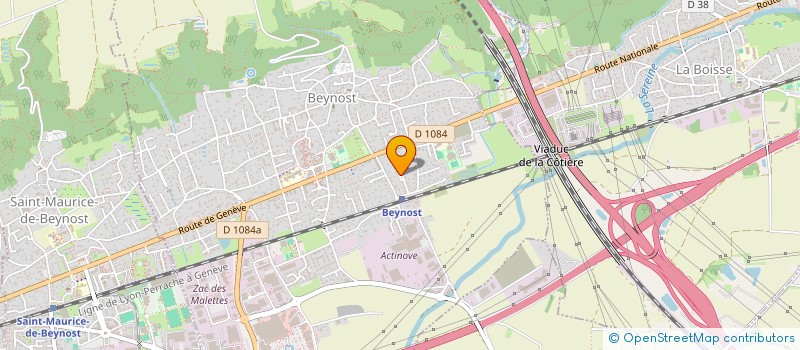 localisation de l'entreprise AMAJA à BEYNOST