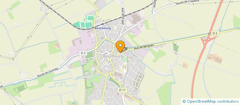 localisation de l'entreprise AMAJE  BOURBOURG