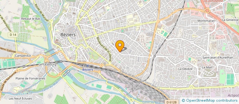 localisation de l'entreprise AMAJERONI  BEZIERS