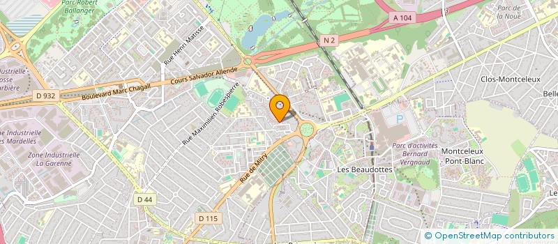 localisation de l'entreprise AMAK TRANSPORT  AULNAY-SOUS-BOIS