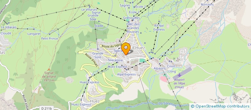 localisation de l'entreprise AMAKE  HUEZ