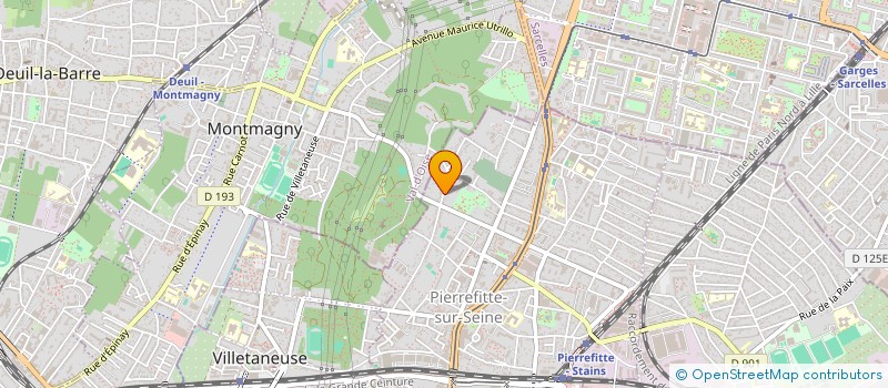 localisation de l'entreprise AMAL à PIERREFITTE-SUR-SEINE