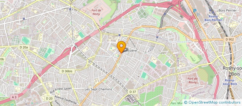 localisation de l'entreprise AMAL BAT  MONTREUIL