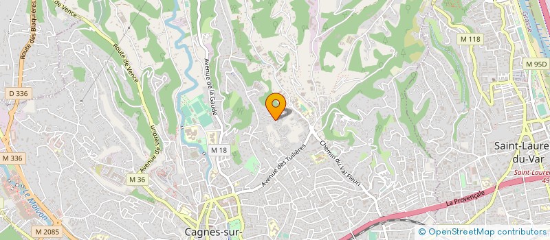 localisation de l'entreprise AMALAB DISTRIBUTION à CAGNES-SUR-MER