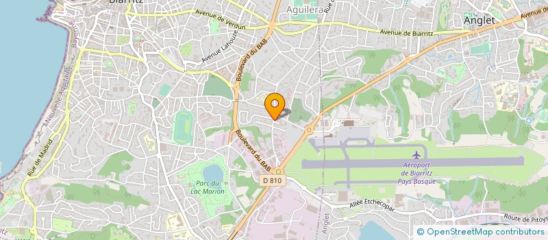 localisation de l'entreprise AMALEO  BIARRITZ