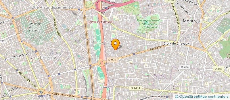 localisation de l'entreprise AMALEX  BAGNOLET