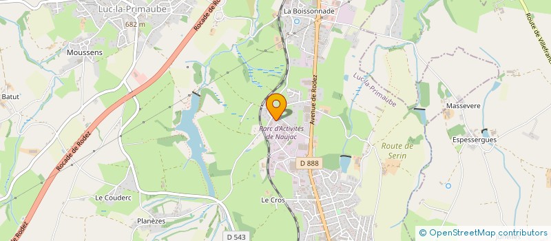 localisation de l'entreprise AMALEX ENERGIE  LUC-LA-PRIMAUBE