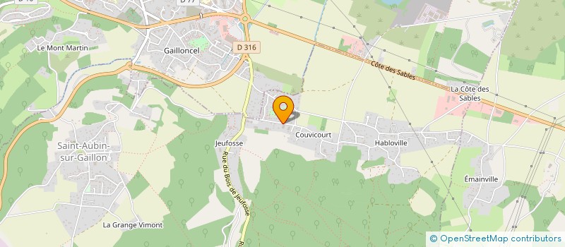 localisation de l'entreprise AMALFI INVEST  SAINT-AUBIN-SUR-GAILLON